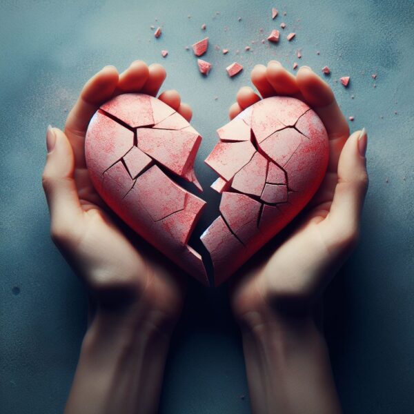 Broken Heart DP For WhatsApp 1