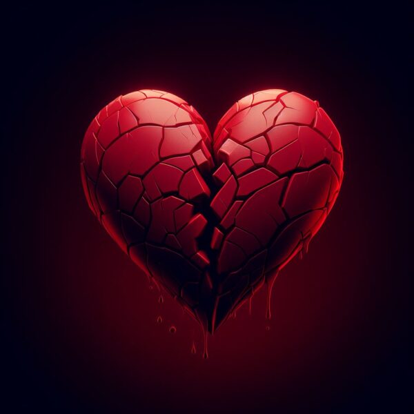 Broken Heart DP For WhatsApp 4