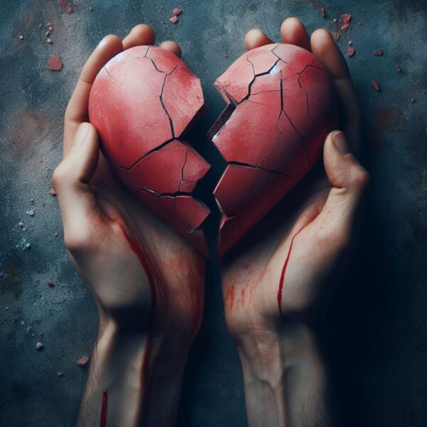 Broken Heart DP For WhatsApp 8