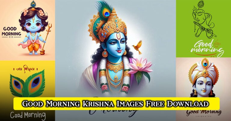 A Beautiful Good Morning Krishna Images Free Download