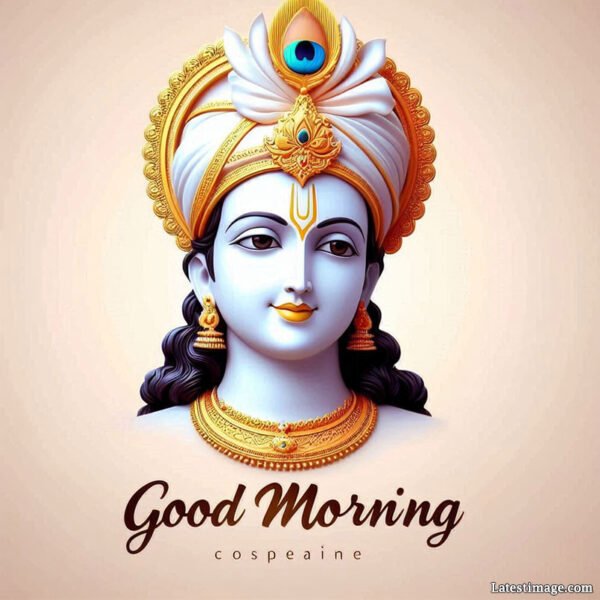 Beautiful Good Morning Krishna Pic