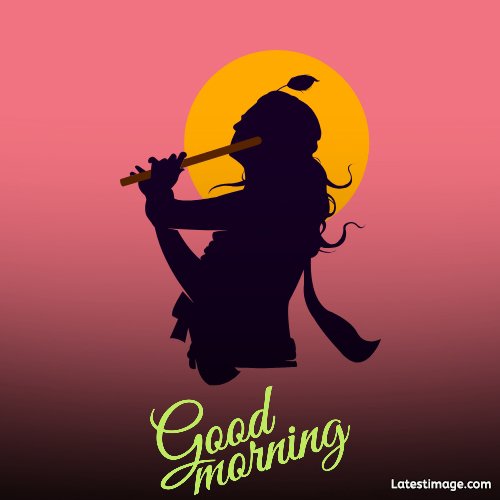 Download Good Morning Krishna Image