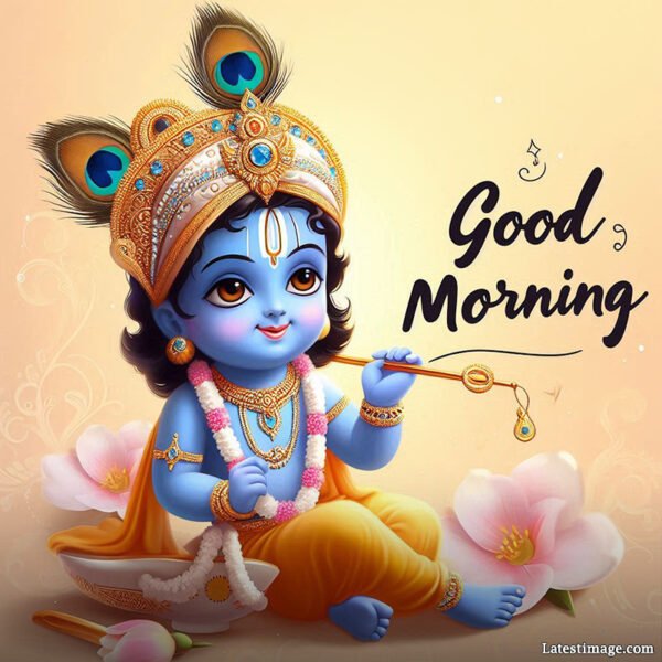 Good morning krishna image