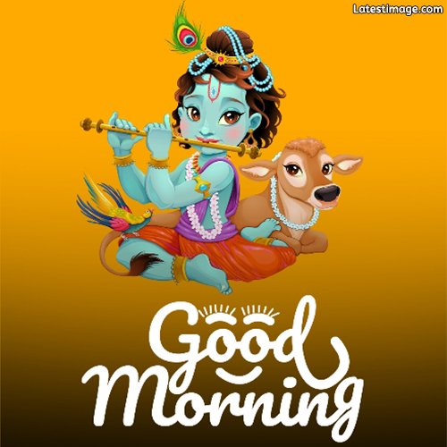 Krishna Good Morning Image HD