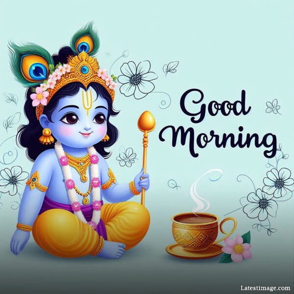 Krishna Morning Image HD