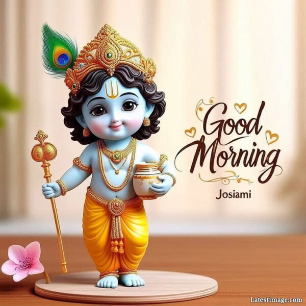 Krishna beautiful good morning image