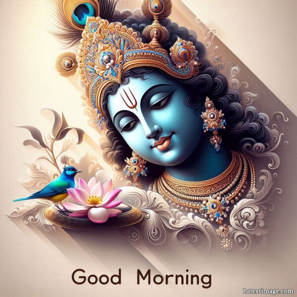 Krishna morning image