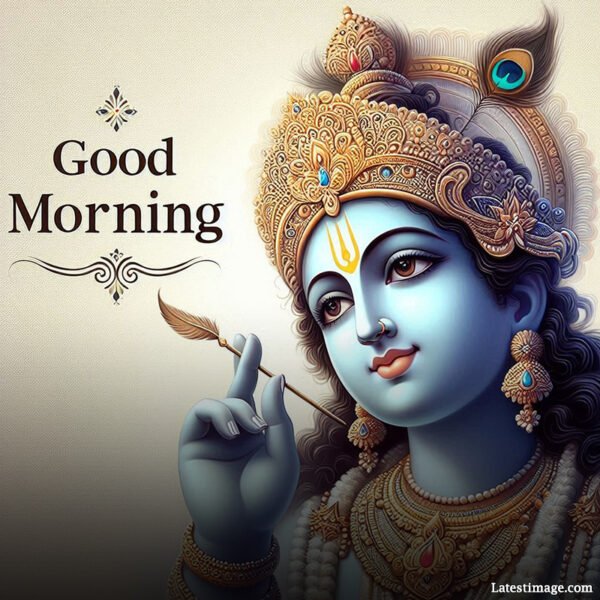 Shree krishna morning image