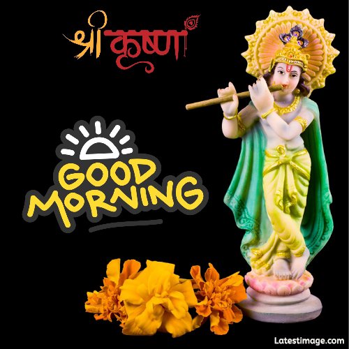 Shri Krishna Good Morning Image