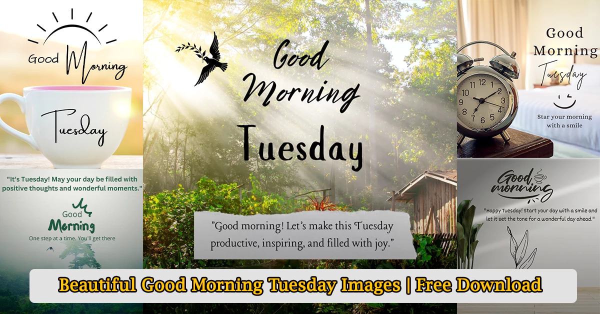 Beautiful Good Morning Tuesday Images