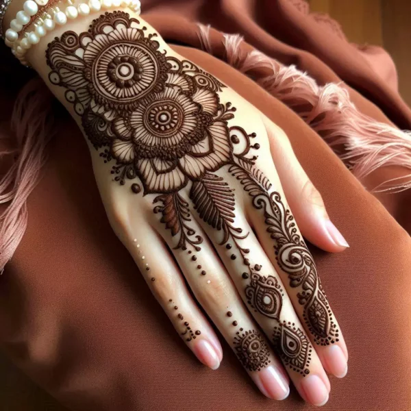 Mehndi Design For One Hand