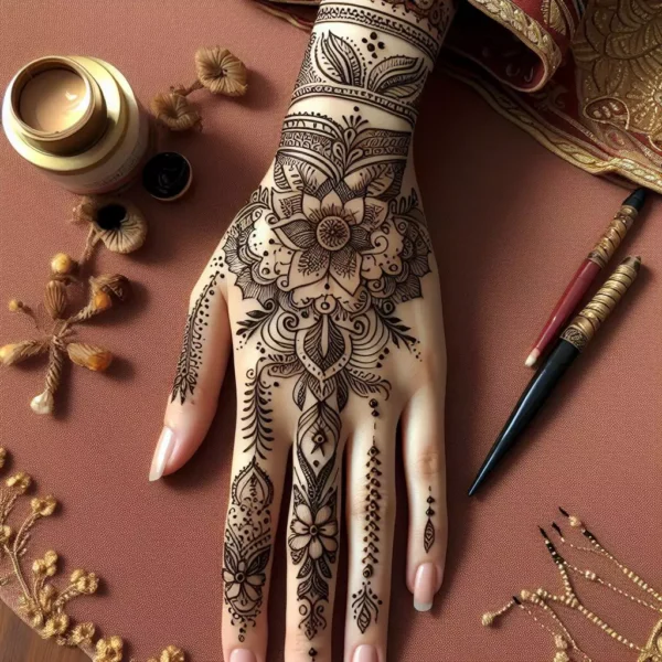 Mehndi Simple Design