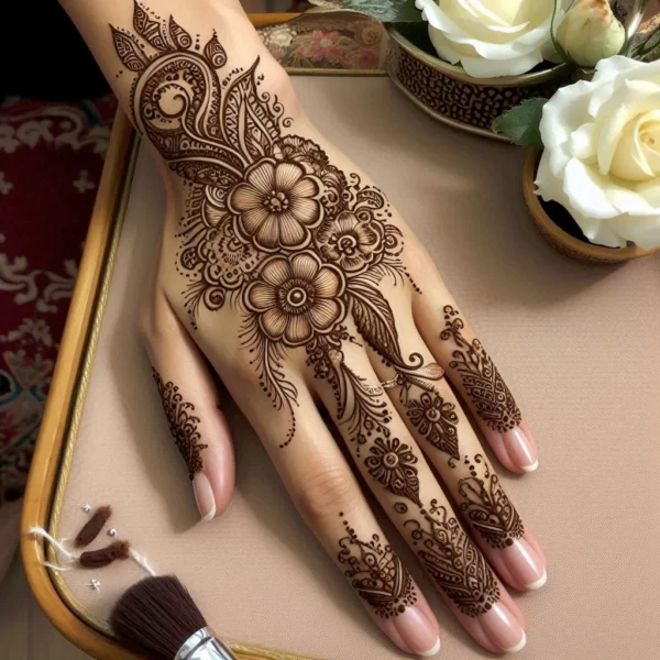 One Hand Mehndi Design