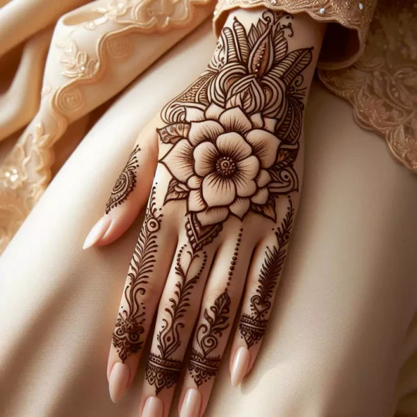 Simple Mehendi Design For Girl