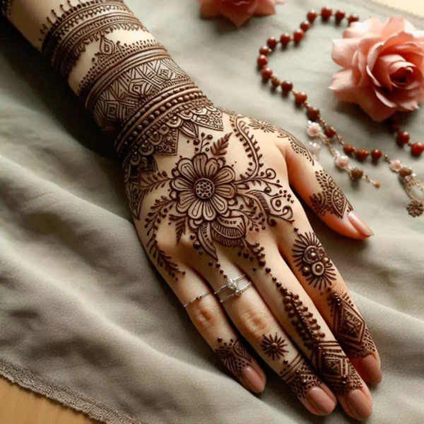 Simple Mehendi Design Photo