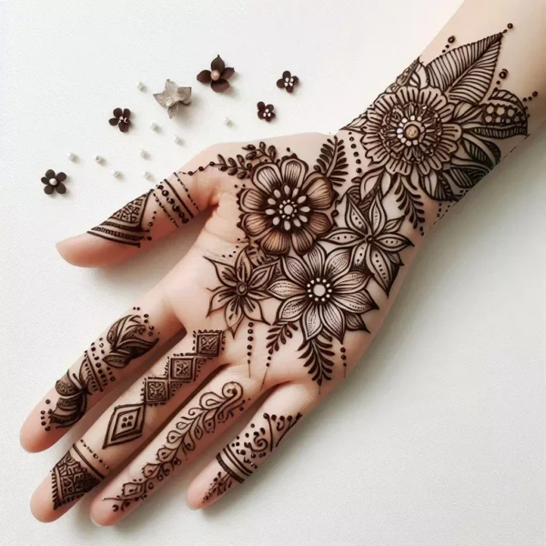 Simple Mehendi Design Pic