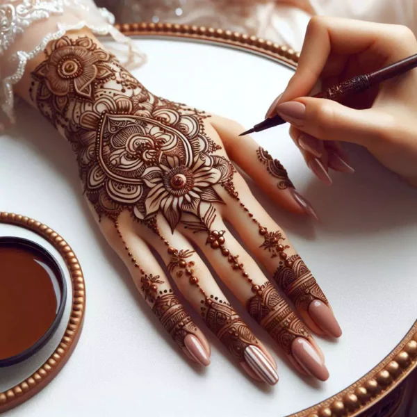 Simple Mehndi Design Pic