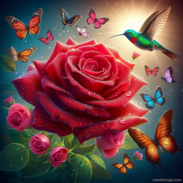 flower images rose love