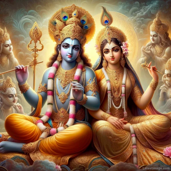 jai shri radhe krishna image