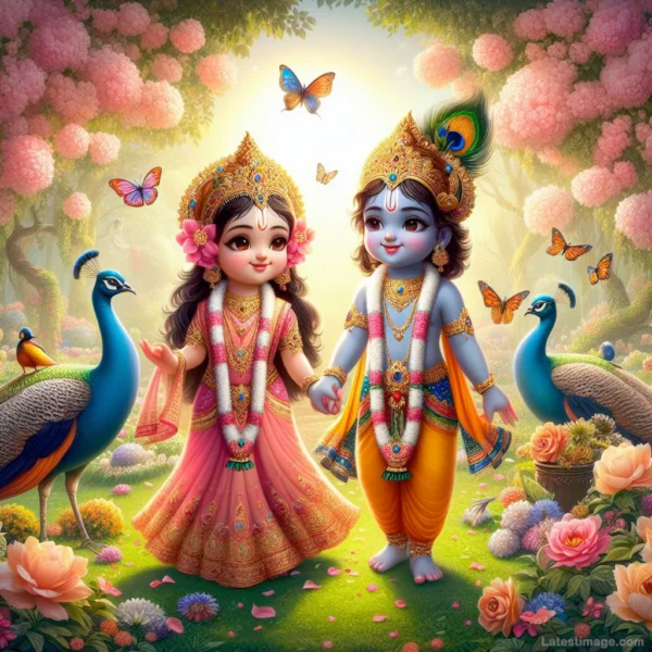 radhe krishna image