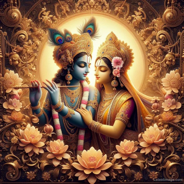 radhe krishna image good morning