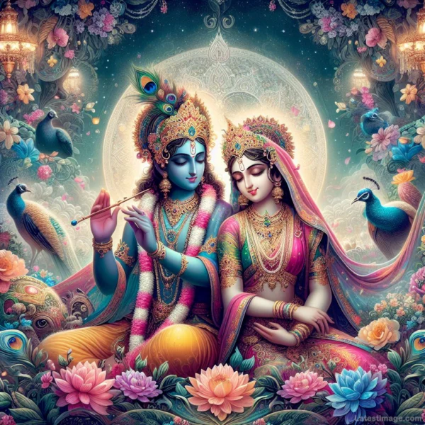 shri radhe krishna image