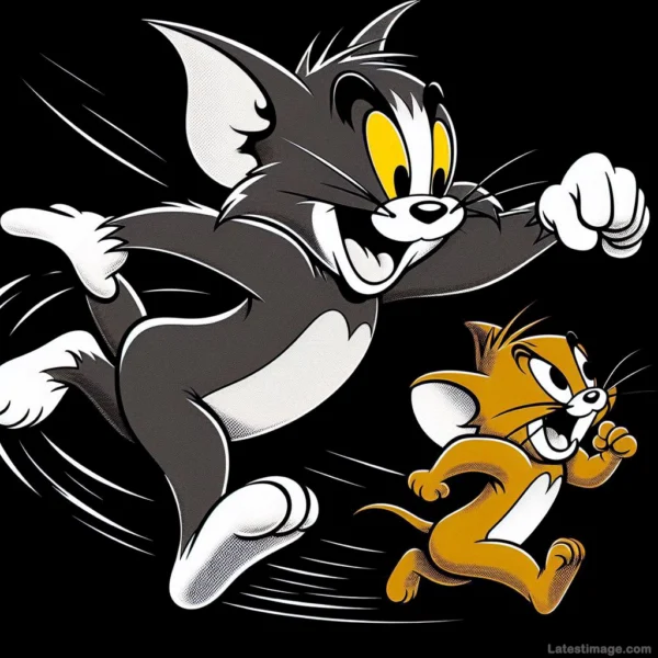 tom and jerry fight images