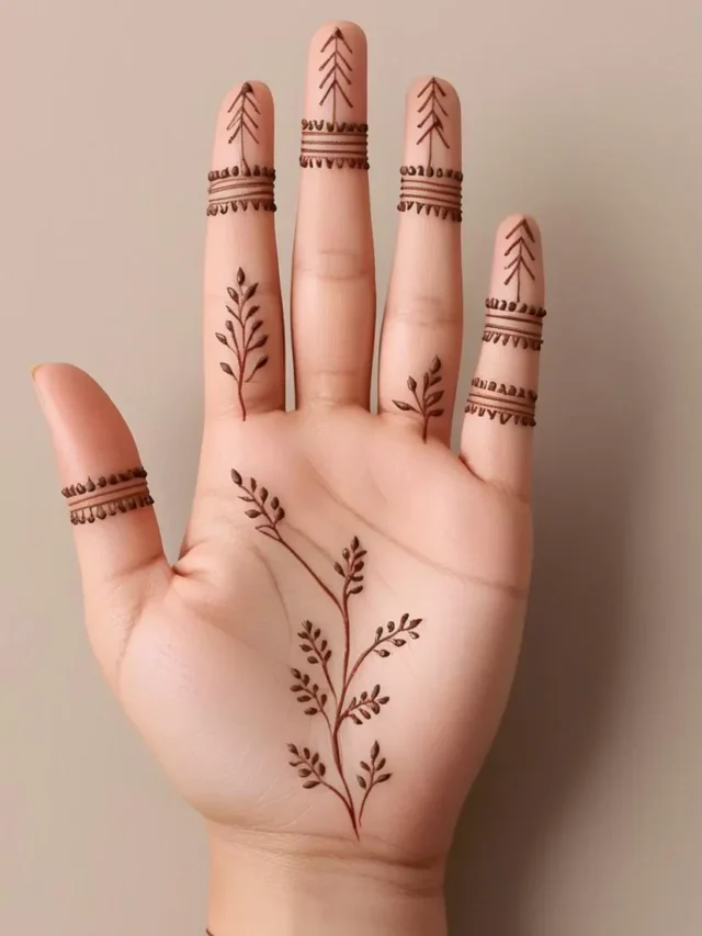 Top 10 Easiest Front Hand Mehndi Designs For All Festival