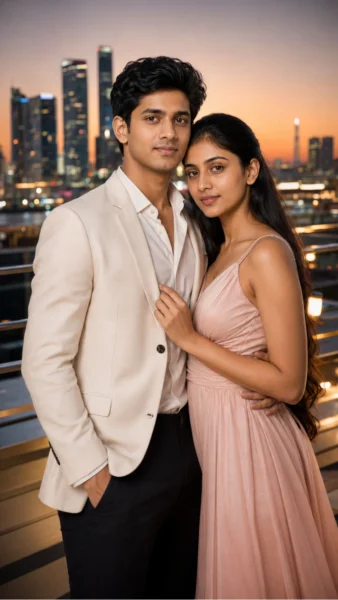 cinematic trending couple prompt gemini ai